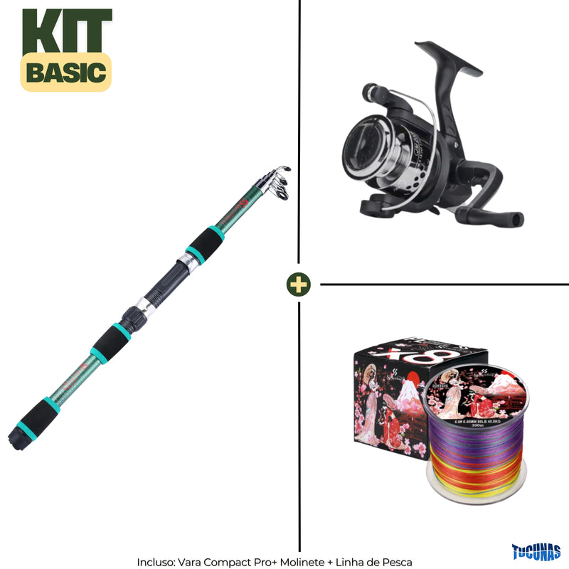 Vara de Pesca Compact Pro Tucunas™ - Últimas Unidades 🔥