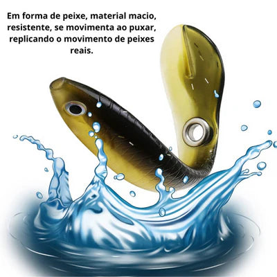 Isca Flexível Tucunas™ - Movimento Ultra Realista
