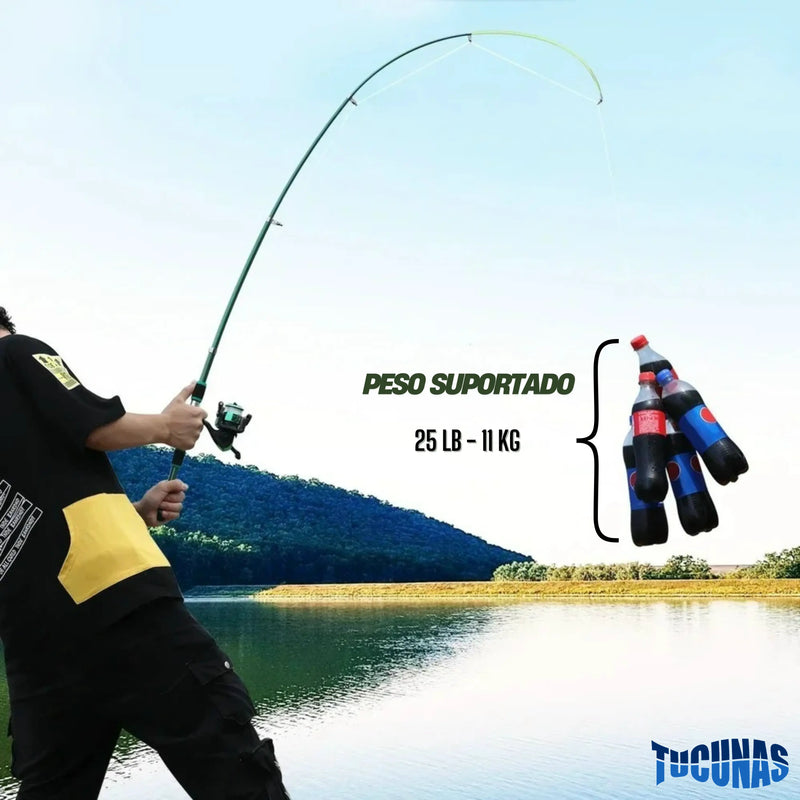 Vara de Pesca Compact Pro Tucunas™ - Últimas Unidades 🔥