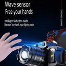 Lanterna de Cabeça Ultra Led Profissional Tucunas™ - Recarregável